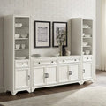 Ensemble buffet et bibliothèque 3 pièces Crosley Tara - 15x97x67,63
