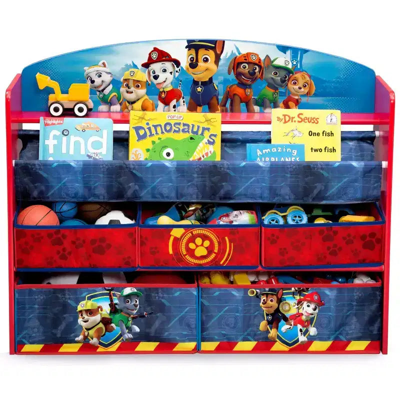 Delta Children Bibliothèque et organisateur de jouets PAW Patrol Deluxe