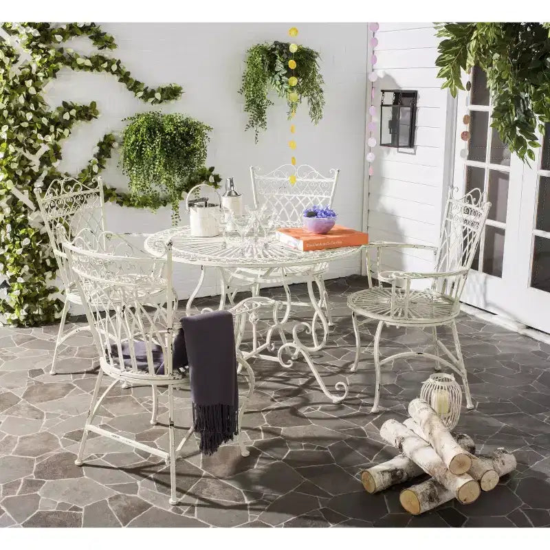 Ensemble de patio 5 pièces Thessaly - Intérieur/extérieur - PAT5003 - Safavieh