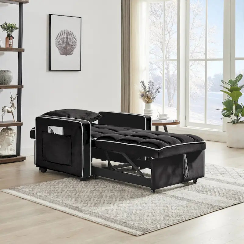 3-in-1 Adjustable Folding Sofa Chair Bed