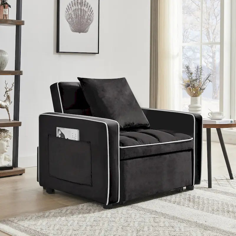 3-in-1 Adjustable Folding Sofa Chair Bed