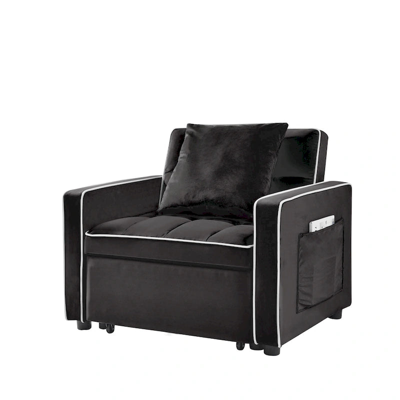 3-in-1 Adjustable Folding Sofa Chair Bed