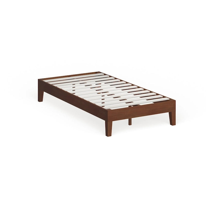 12-Inch Low Profile Wood Twin Platform Bed Frame