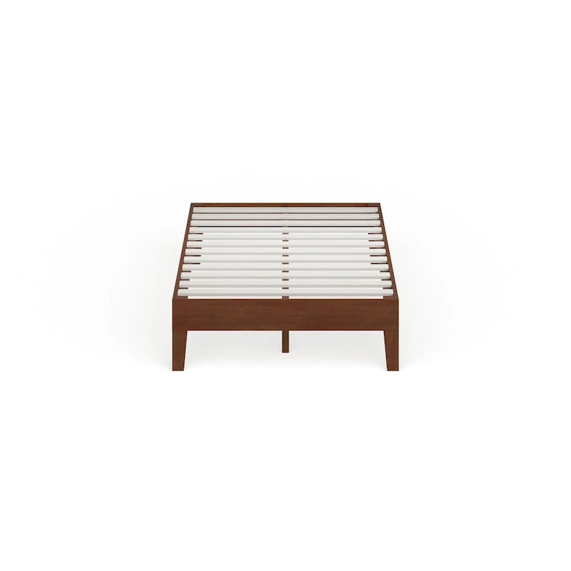 12-Inch Low Profile Wood Twin Platform Bed Frame