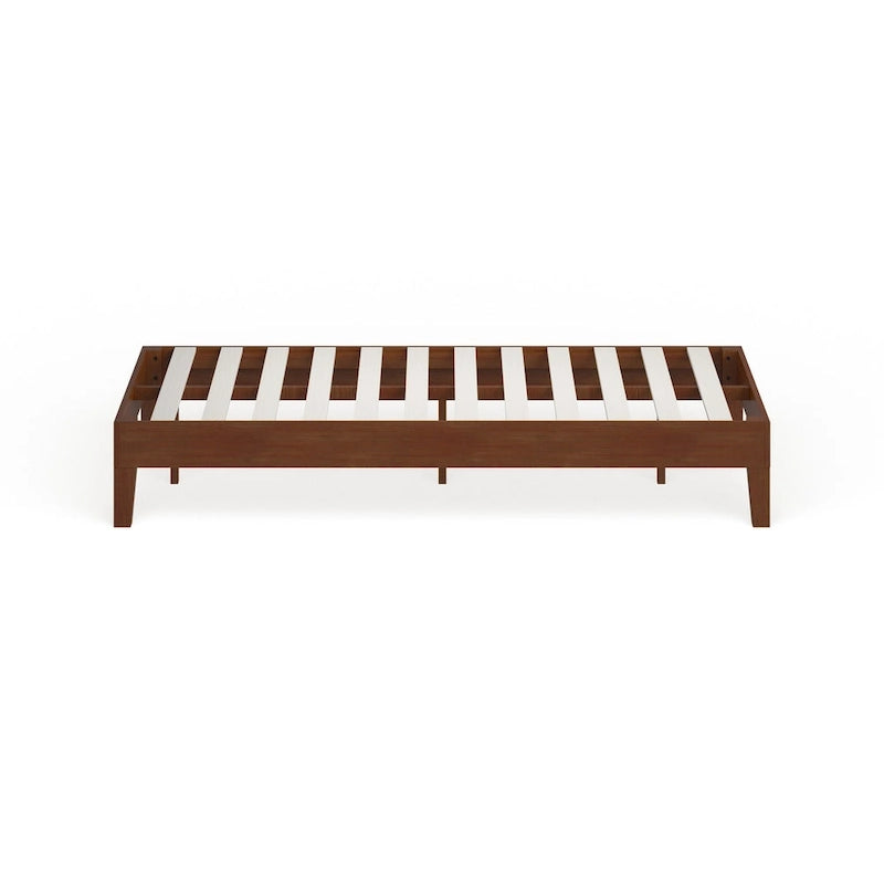 12-Inch Low Profile Wood Twin Platform Bed Frame
