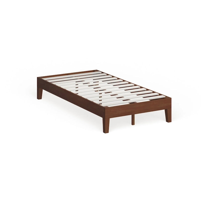 12-Inch Low Profile Wood Twin Platform Bed Frame