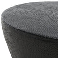 Moroccan-Inspired Drum Coffee Table with Textured Finish