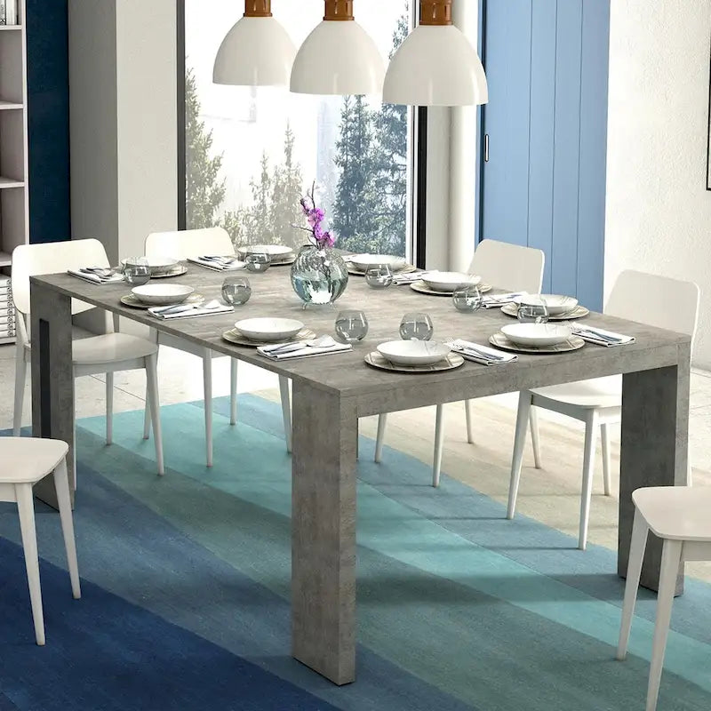 Extendable Console Table – Converts to 8-Seat Dining Table