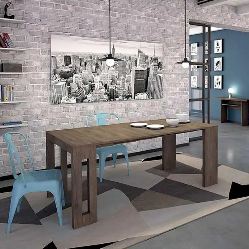 Extendable Console Table – Converts to 8-Seat Dining Table