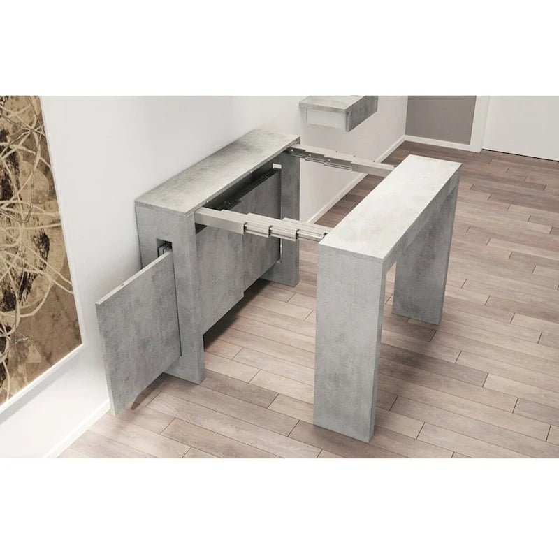 Extendable Console Table – Converts to 8-Seat Dining Table
