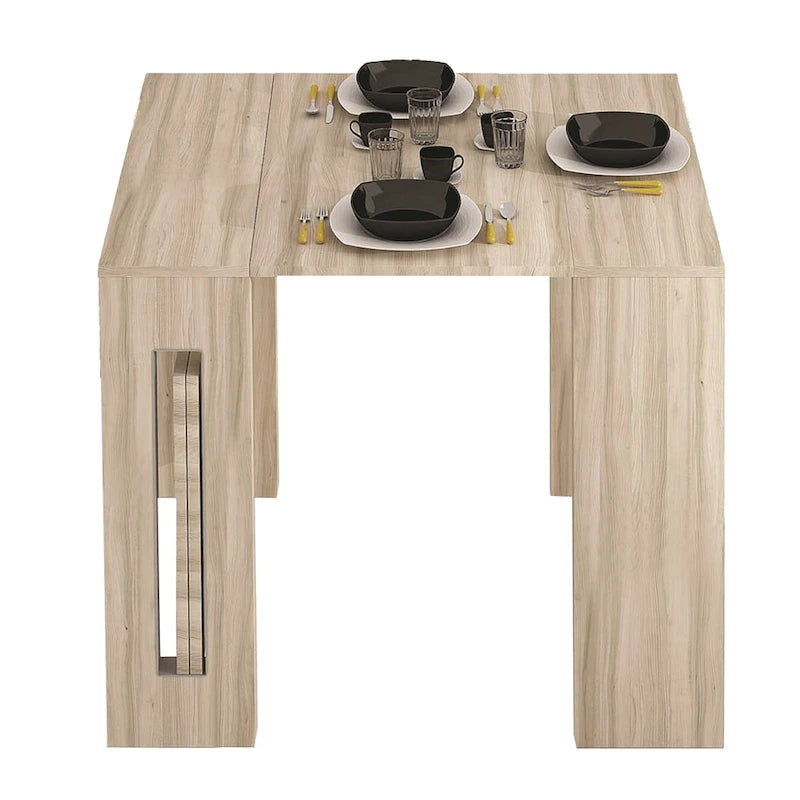 Extendable Console Table – Converts to 8-Seat Dining Table