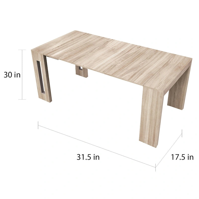 Extendable Console Table – Converts to 8-Seat Dining Table