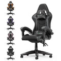 Ergonomic High-Back Gaming Chair with Adjustable Armrests, Headrest and Lumbar Support
