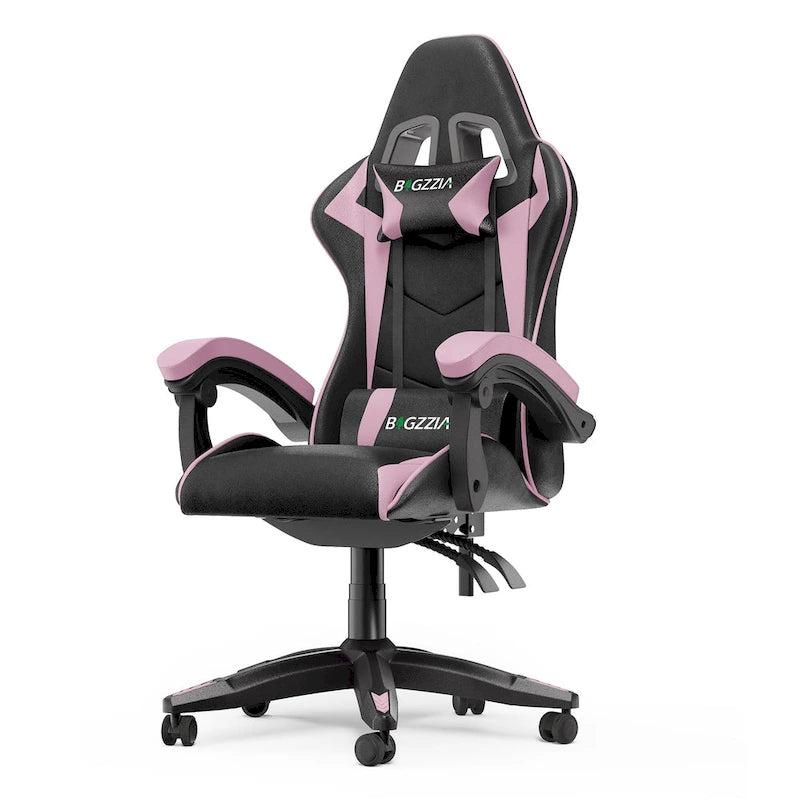 Ergonomic High-Back Gaming Chair with Adjustable Armrests, Headrest and Lumbar Support