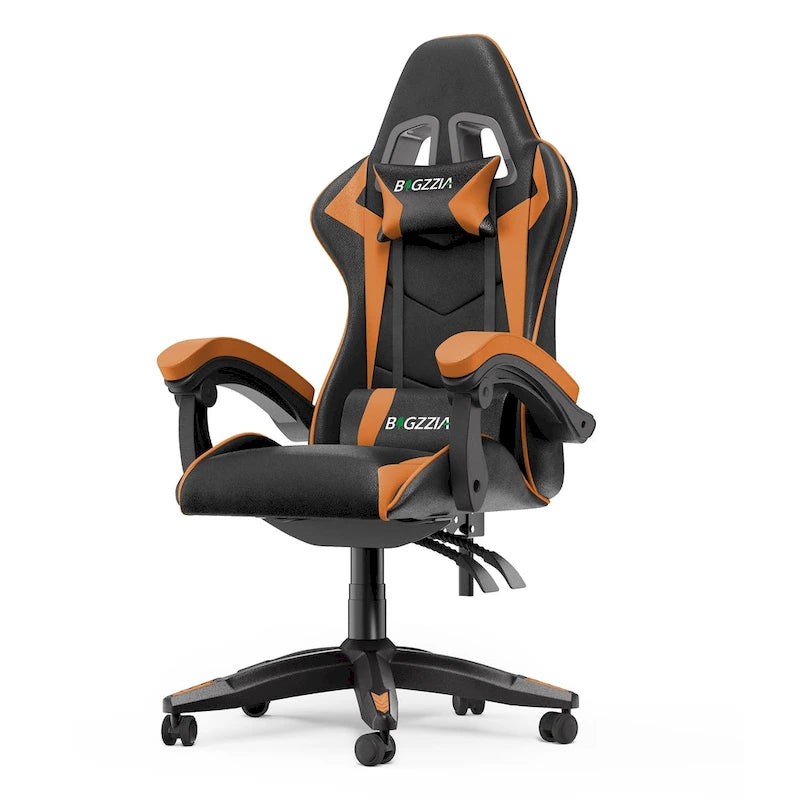 Ergonomic High-Back Gaming Chair with Adjustable Armrests, Headrest and Lumbar Support