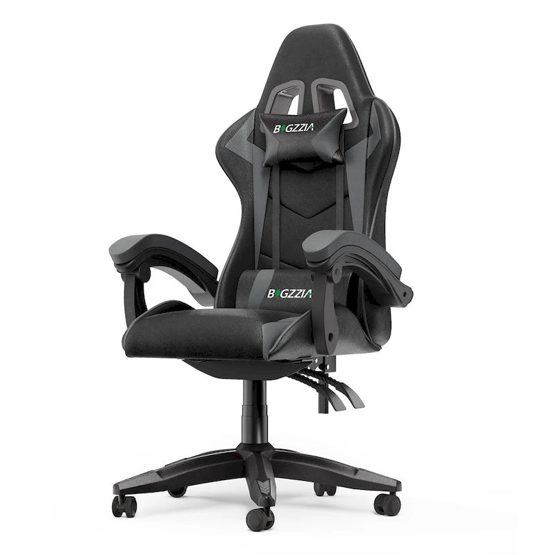 Ergonomic High-Back Gaming Chair with Adjustable Armrests, Headrest and Lumbar Support