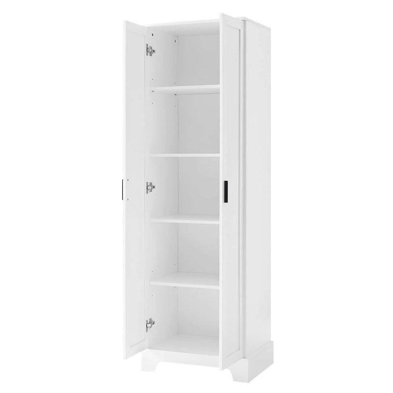 Armoire de rangement à deux portes pour salle de bains